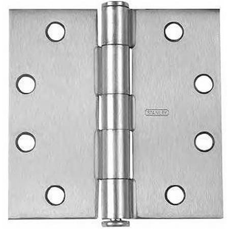 Nunc Patio Supplies 4 x 4 in. Steel Full Mortise Standard Weight Square Corner Hinge Non Removable Pin NU2054396